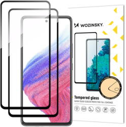 Wozinsky 2x Full Glue Tempered Glass Samsung Galaxy A54 5G 9H Full Screen Tempered Glass with Black Frame - pcone