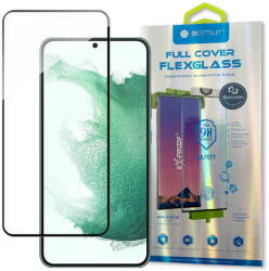 BestSuit 3D Edge Nano Flexi Glass Glass Film Full Screen Tempered Glass With Frame For Samsung Galaxy S22 + (S22 Plus) Transparent - pcone