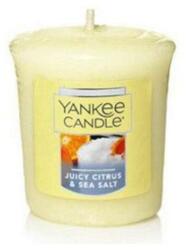 Yankee Candle Lumânare aromată - Yankee Candle Juicy Citrus Sea Salt Votive 49 g