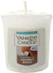 Yankee Candle Lumânare aromată - Yankee Candle Votive Coconut Beach 49 g