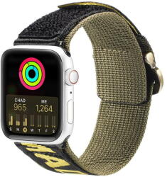 Dux Ducis Strap (Outdoor Version) strap for Apple Watch Ultra, SE, 8, 7, 6, 5, 4, 3, 2, 1 (49, 45, 44, 42 mm) nylon band yellow-green bracelet - pcone