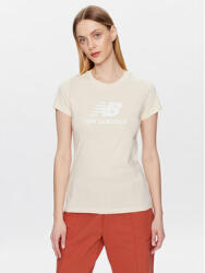New Balance Tricou Essentials Stacked Logo WT31546 Bej Athletic Fit