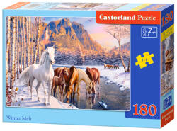 Castorland 180 db-os puzzle - Téli olvadás (B-018505) (B-018505)