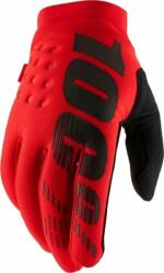 100% Brisker Gloves Red M Kesztyű kerékpározáshoz