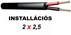 PD CONNEX SP100-225 Gumírozott hangfalkábel 100V-os telepítéshez (2×2, 5 mm2)