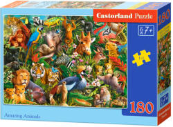 Castorland B-018512 - Csodálatos állatok - 180 db-os puzzle (B-018512)