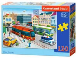 Castorland B-13555 - Városi forgalom - 120 db-os puzzle (B-13555)
