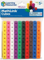 Learning Resources Set 100 piese MathLink® PlayLearn Toys
