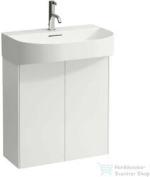 Laufen Sonar 57, 6 cm széles 2 ajtós alsószekrény H810342 mosdóhoz, Matt fehér H4054830341701 (H4054830341701)