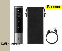 Baseus Alkoholszonda, Baseus, SafeJourney Pro Elektronikus alkoholszonda LCD kijelzővel - Szürke