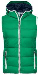 James & Nicholson (Daiber) Női sportos mellény JN1075 - Írzöld / fehér | 2XL (1-JN1075-1714092)