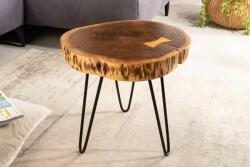 LuxD Design oldalsó asztal Island 40 cm barna akác