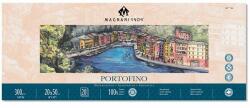 Fedrigoni Magnani Portofino akvarelltömb, 100% pamut, 300 g, 20x50 cm, 20 lap, sima
