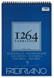 Fedrigoni Bloc desen 1264 Watercolor, A3, 300gr, 30 file, cu spirala, Fabriano