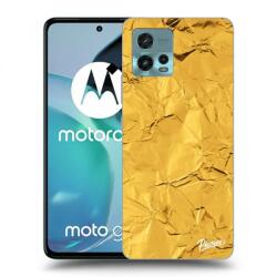 Picasee Husă neagră din silicon pentru Motorola Moto G72 - Gold