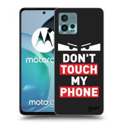 Picasee Husă neagră din silicon pentru Motorola Moto G72 - Shadow Eye - Transparent