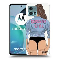 Picasee Husă transparentă din silicon pentru Motorola Moto G72 - Crossfit girl - nickynellow