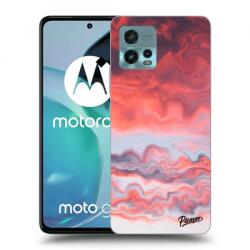 Picasee Husă transparentă din silicon pentru Motorola Moto G72 - Sunset