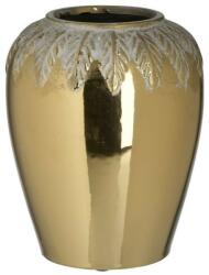 INART Vaza din ceramica Golden White 17 cm x 20 cm (3-70-685-0258)