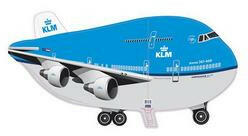  Óriás lufi 36", 91cm-es repülő, airplane, KLM (LUFI123990)