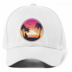  Pálma fa & Naplemente - Baseball Sapka (498658)