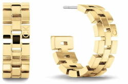 Calvin Klein Jellegzetes aranyozott acél karika fülbevaló Geometric 35000250 - mall