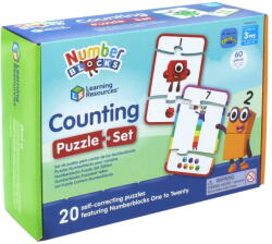 Hand2Mind Puzzle - Invat sa numar de la 1 - 20 - Numberblocks (HM95401-UK-146281)