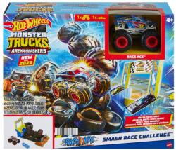 Mattel Hot Wheels Monster Trucks Entry Challenge Arena Smashers Provocarea Smash Race (MTHNB87_HNB89) - etoys