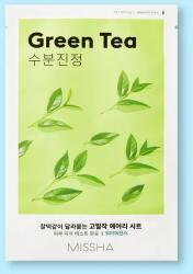 Missha Arcmaszk zöld tea kivonattal Airy Fit Sheet Mask Green Tea - 19 g / 1 db