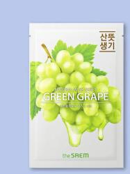 The Saem Natural Green Grape Mask Sheet tissue arcmaszk - 21 ml / 1 db