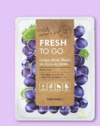 Tony Moly Szövet arcmaszk szőlő kivonattal Fresh To Go Grape Mask Sheet - 20 g / 1 db