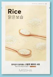 Missha Szövet arcmaszk Airy Fit Sheet Mask Rice - 19 g / 1 db