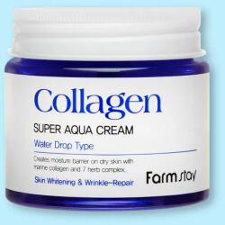 Farm Stay Collagen Super Aqua Cream hidratáló arcápoló kollagénnel - 80 ml