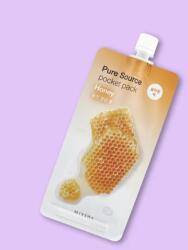 Missha Éjszakai arcmaszk Pure Source Pocket Pack Honey - 10 ml