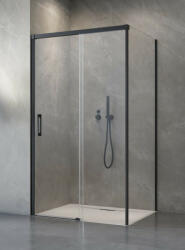 Radaway Idea Black KDS szögletes fekete zuhanykabin 100x80 átlátszó balos (6918)