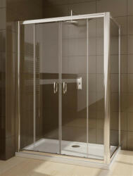 Radaway Premium Plus DWD+S szögletes zuhanykabin 140x100 átlátszó (198)