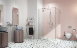 Radaway Essenza Pro KDJ szögletes zuhanykabin 80x70 átlátszó jobbos (5021)