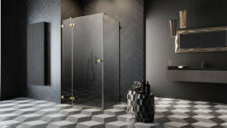 Radaway Essenza Pro Gold KDJ szögletes arany zuhanykabin 100x90 átlátszó balos (4905)
