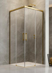 Radaway Idea Gold KDD szögletes arany zuhanykabin 120x100 átlátszó (4246)