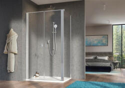 Radaway Nes DWD+S szögletes zuhanykabin 110x75 átlátszó (3514)