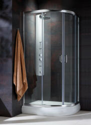 Radaway Premium Plus E1900 íves zuhanykabin 90x80 átlátszó (92)