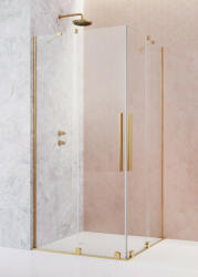 Radaway Furo Gold KDD szögletes arany zuhanykabin 100x100 átlátszó (3698)