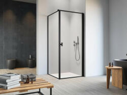 Radaway Nes Black KDJ I Frame szögletes fekete zuhanykabin 90x100 átlátszó balos (4558)