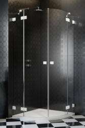 Radaway Essenza Pro White PDD íves fehér zuhanykabin 90x80 átlátszó (3866)
