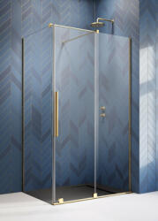 Radaway Furo Gold KDJ szögletes arany zuhanykabin 140x75 átlátszó jobbos (5824)