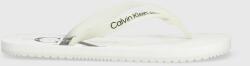Calvin Klein Jeans flip-flop BEACH SANDAL MONOGRAM TPU fehér, férfi - fehér Férfi 44
