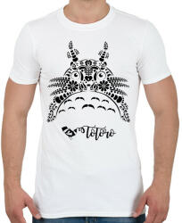 printfashion Magyaros Totoro - Férfi póló - Fehér (12952566)