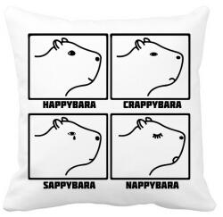 printfashion Capybara feelings - Párnahuzat, Díszpárnahuzat - Fehér (12745075)