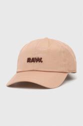 G-Star Raw pamut baseball sapka bézs, nyomott mintás - rózsaszín Univerzális méret