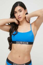 Calvin Klein bikini felső enyhén merevített kosaras - kék L - answear - 13 990 Ft